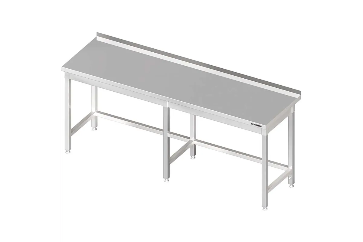 Stół przyścienny bez półki 2400x700x850 mm spawany Stalgast 980037240
