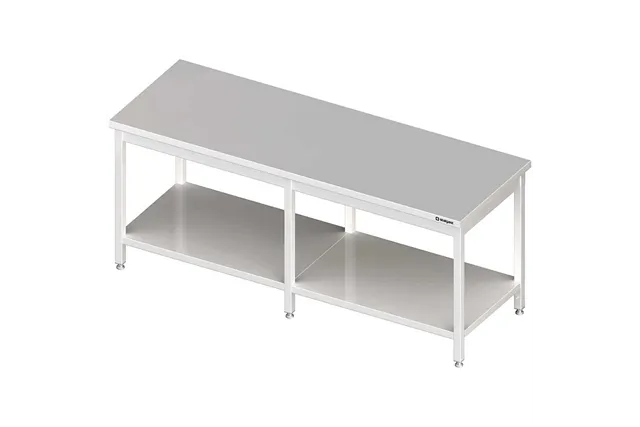 Stół centralny z półką 2300x700x850 mm spawany Stalgast 980117230