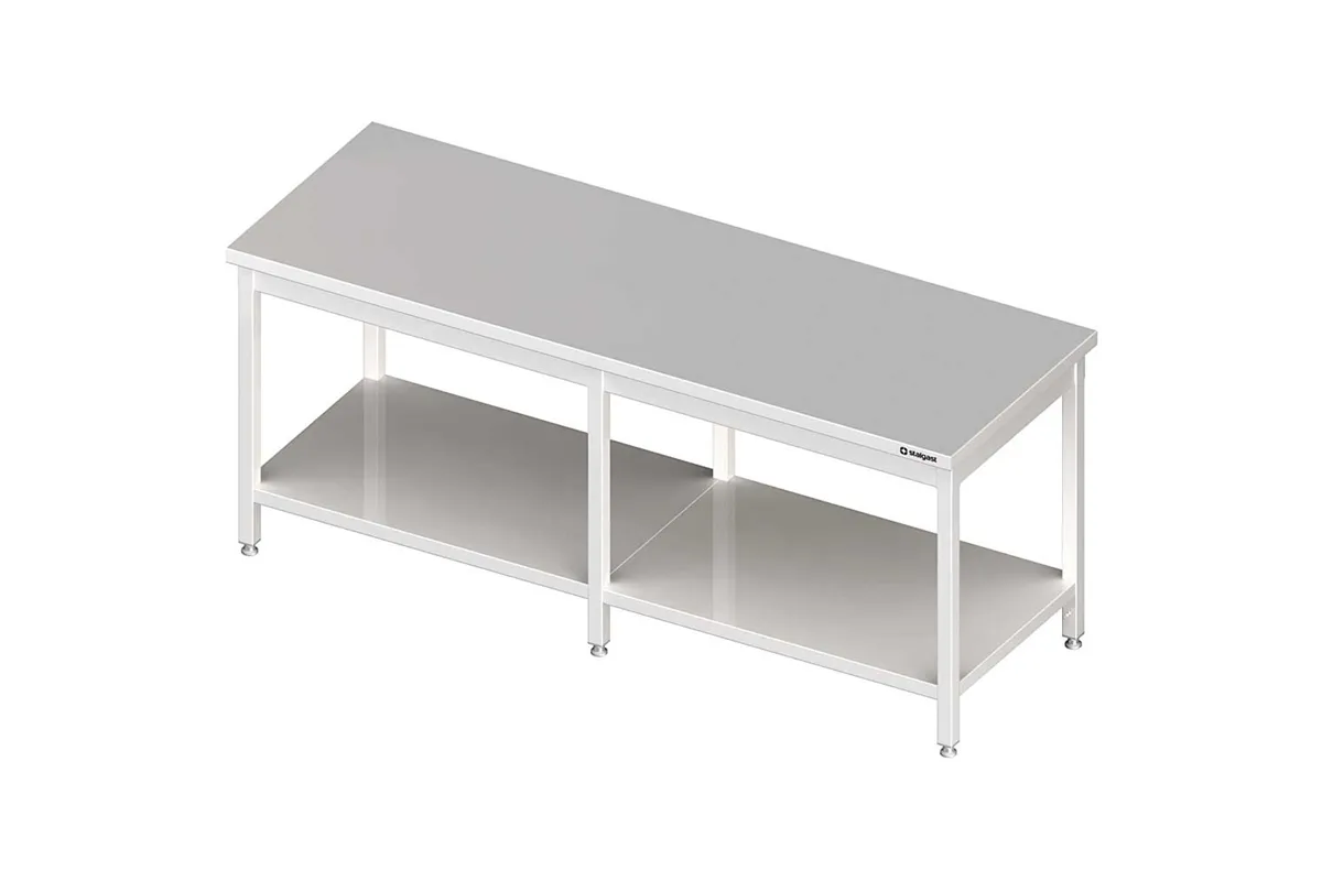 Stół centralny z półką 2800x700x850 mm spawany Stalgast 980117280
