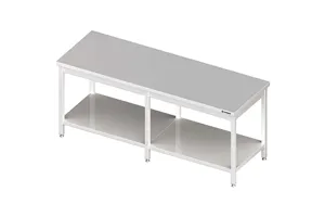 Stół centralny z półką 2100x800x850 mm spawany Stalgast 980118210