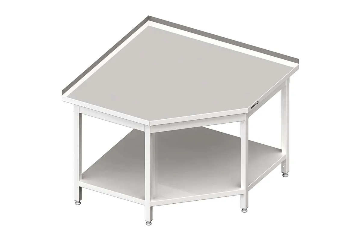 Stół przyścienny,narożny 700(L)x600x850 mm Stalgast 980127060
