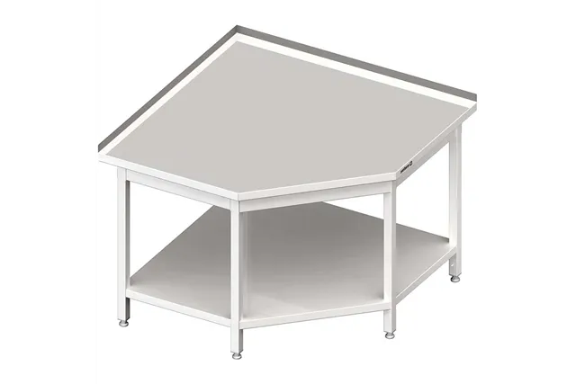 Stół przyścienny,narożny 700(L)x600x850 mm Stalgast 980127060