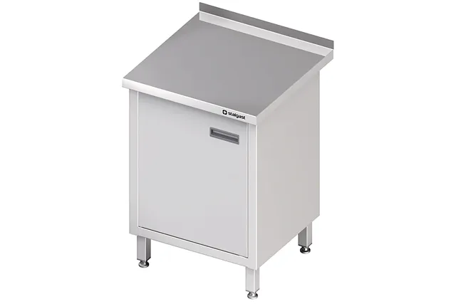 Stół przyścienny z drzwiami skrzydłowymi 450x600x850 mm Stalgast 980146045
