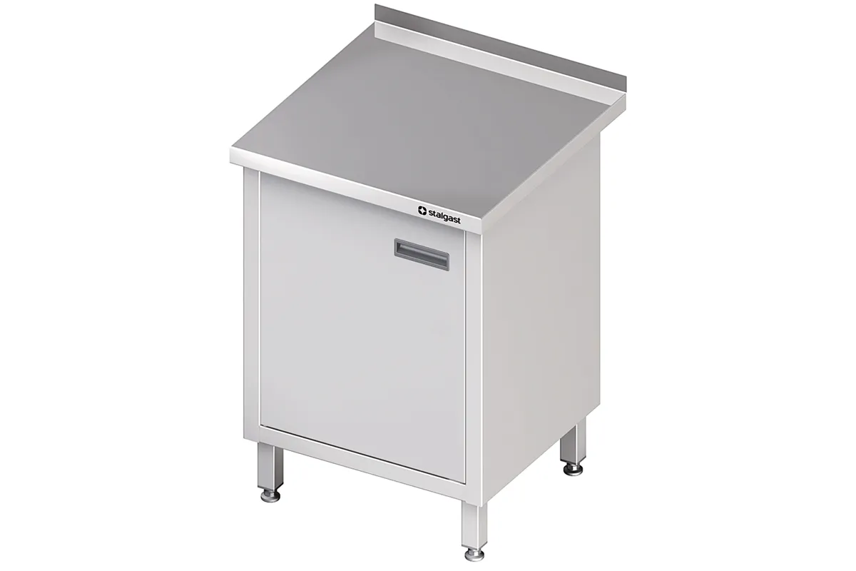 Stół przyścienny z drzwiami skrzydłowymi 500x600x850 mm Stalgast 980146050