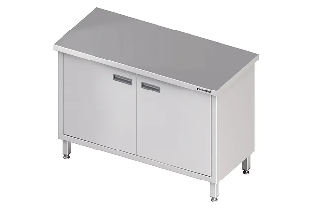 Stół centralny,przelotowy z drzwiami skrzydłowymi 800x600x850 mm Stalgast 980176080