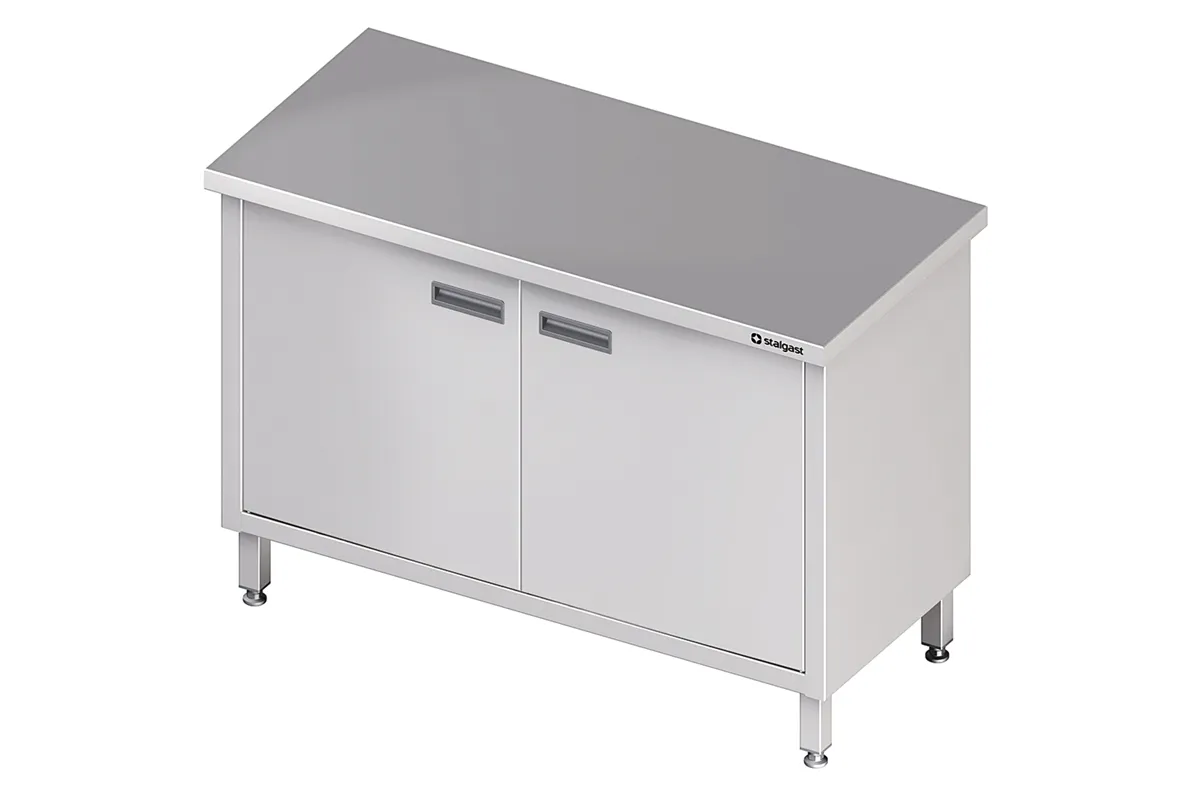 Stół centralny,przelotowy z drzwiami skrzydłowymi 1300x700x850 mm Stalgast 980177130