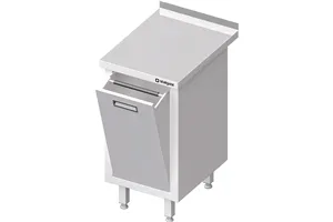 Stół przyścienny z koszem uchylnym 450x700x850 mm Stalgast 980617045