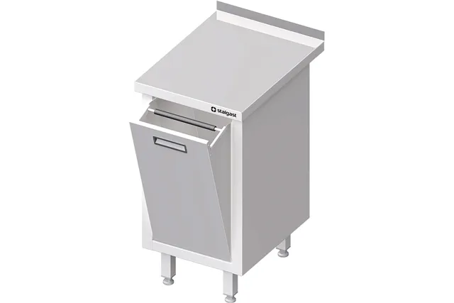 Stół przyścienny z koszem uchylnym 450x700x850 mm Stalgast 980617045