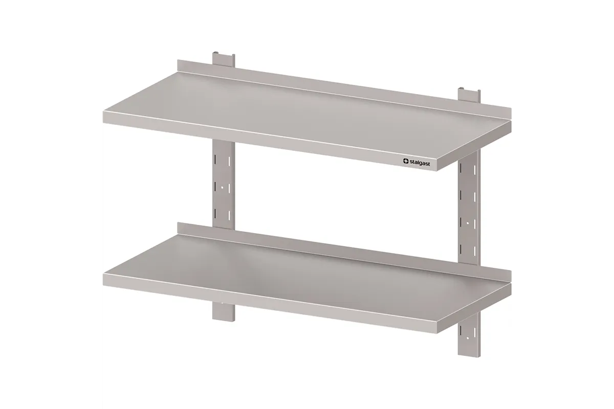 Półka wisząca, przestawna,podwójna 1100x300x660 mm Stalgast 981773110