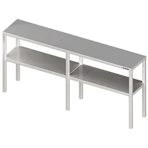 Półka wisząca, przestawna,podwójna 700x400x660 mm Stalgast 981774070