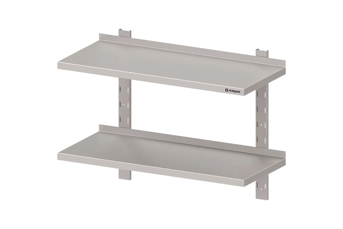 Półka wisząca, przestawna,podwójna 1300x400x660 mm Stalgast 981774130