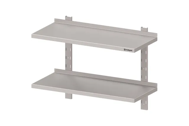Półka wisząca, przestawna,podwójna 1300x400x660 mm Stalgast 981774130