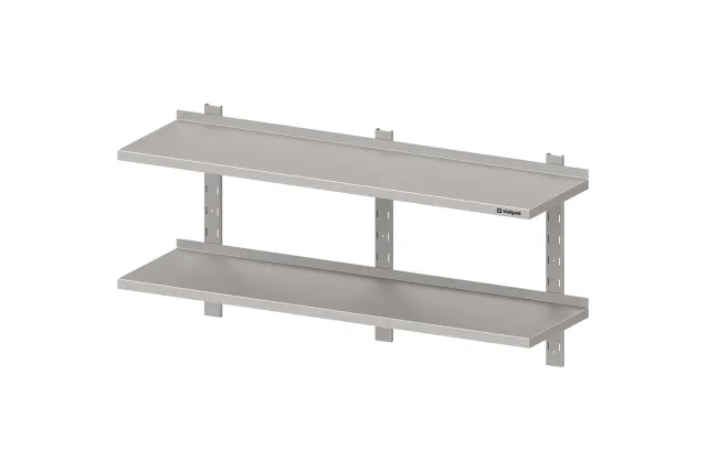 Półka wisząca, przestawna,podwójna 1400x300x660 mm Stalgast 981783140