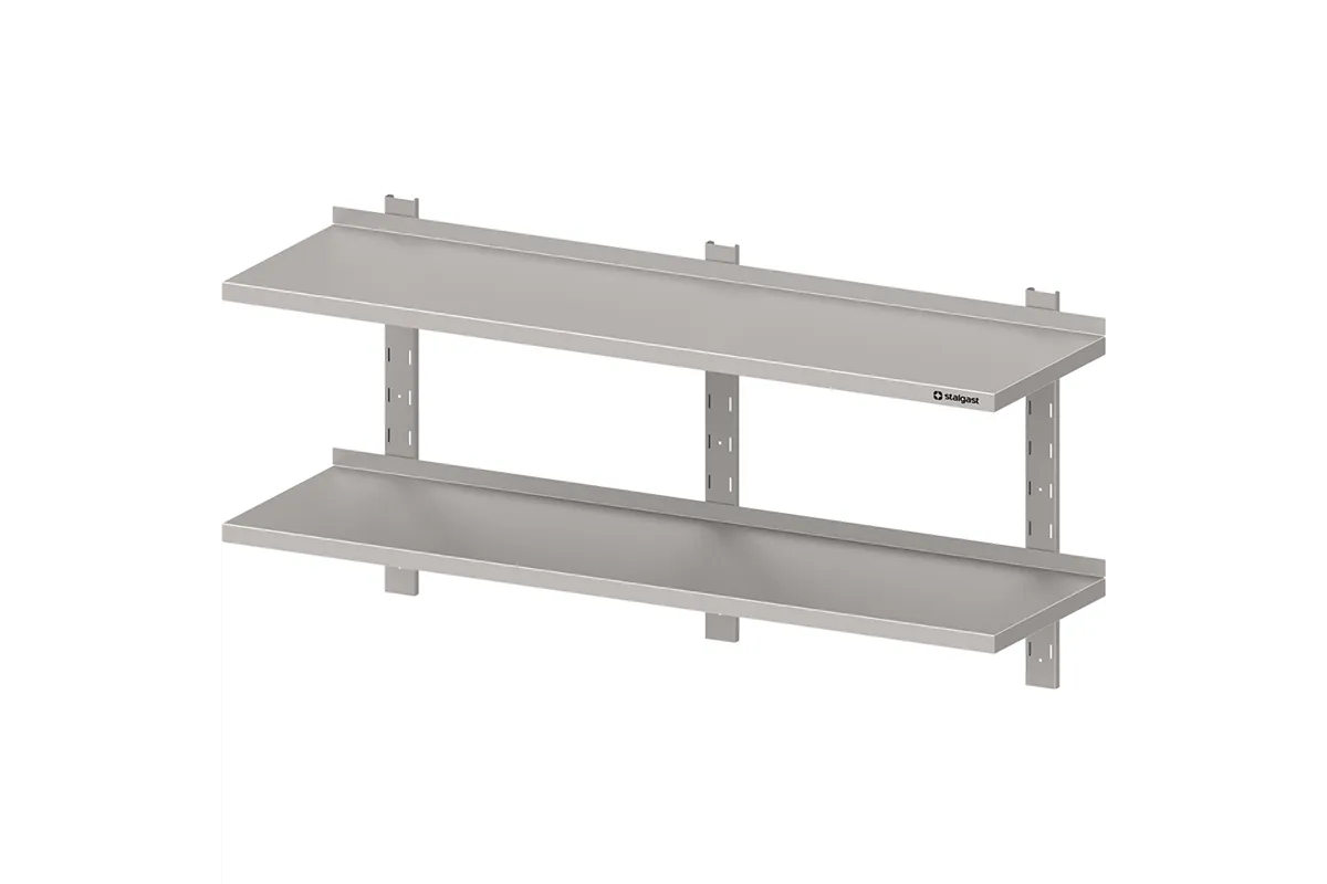 Półka wisząca, przestawna,podwójna 1500x400x660 mm Stalgast 981784150