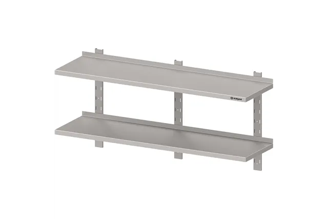 Półka wisząca, przestawna,podwójna 1600x400x660 mm Stalgast 981784160
