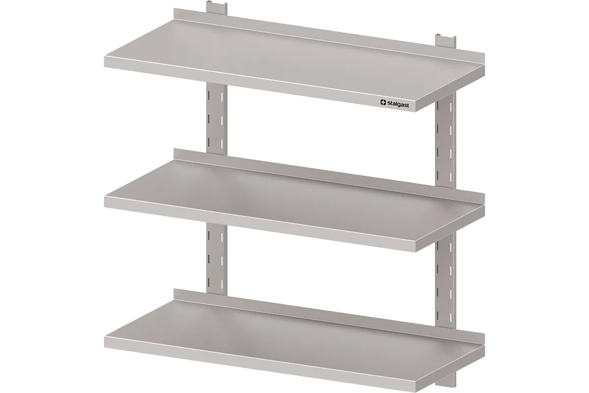 Półka wisząca, przestawna,potrójna 700x300x930 mm Stalgast 981793070