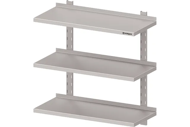 Półka wisząca, przestawna,potrójna 1300x300x930 mm Stalgast 981793130