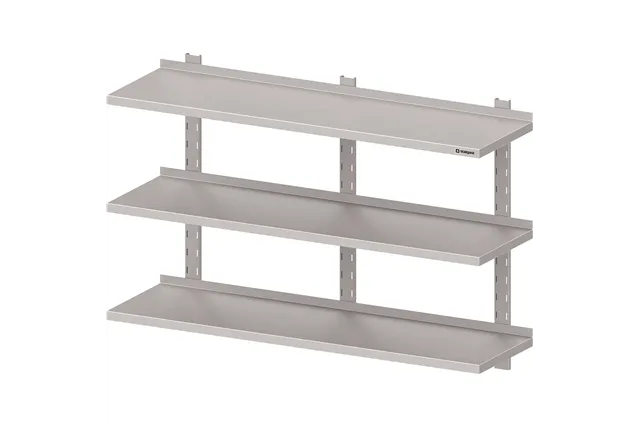 Półka wisząca, przestawna,potrójna 1600x300x930 mm Stalgast 981803160