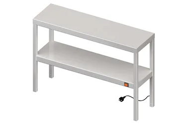 Regał magazynowy,półki perforowane 1100x400x1800 skręcany Stalgast 981864110