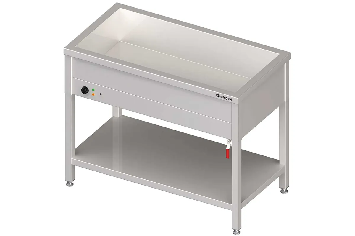 Regał magazynowy,półki perforowane 1400x600x1800 skręcany Stalgast 981866140