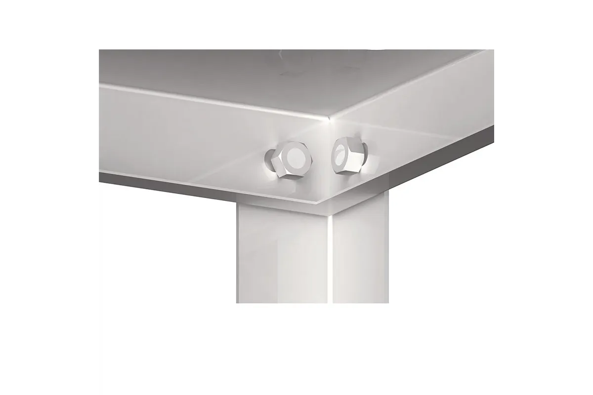 Regał magazynowy,półki pełne 1200x400x1800 skręcany Stalgast 981884120