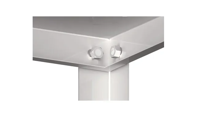 Regał magazynowy,półki pełne 1300x500x1800 skręcany Stalgast 981885130