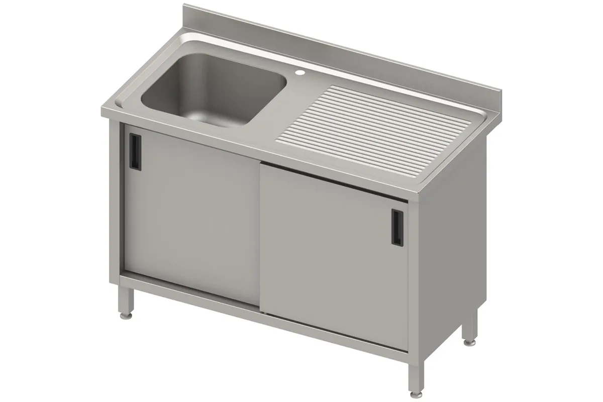 Nadstawka na stół podwójna  1400x300x700 mm Stalgast 981933140
