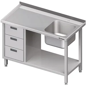 Nadstawka na stół podwójna  600x400x700 mm Stalgast 981934060