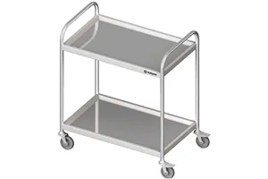 Wózek kelnerski dwupółkowy 1100x500x950 mm Stalgast 982025110