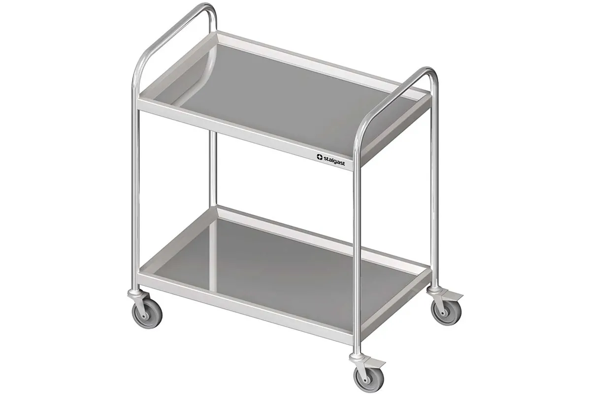 Wózek kelnerski dwupółkowy 800x600x950 mm Stalgast 982026080