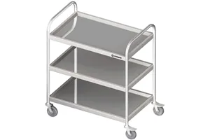 Wózek kelnerski trzypółkowy 1200x500x950 mm Stalgast 982035120
