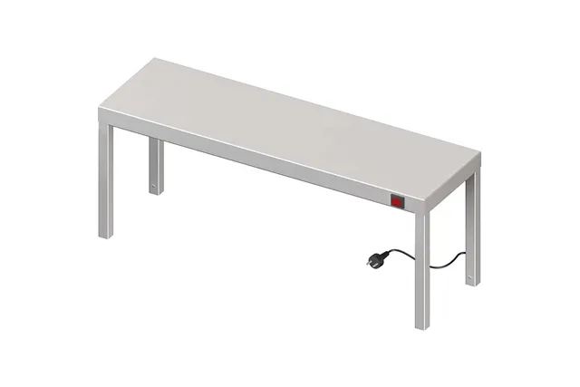 Nadstawka grzewcza na stół pojedyncza 1000x300x400 mm Stalgast 982203100