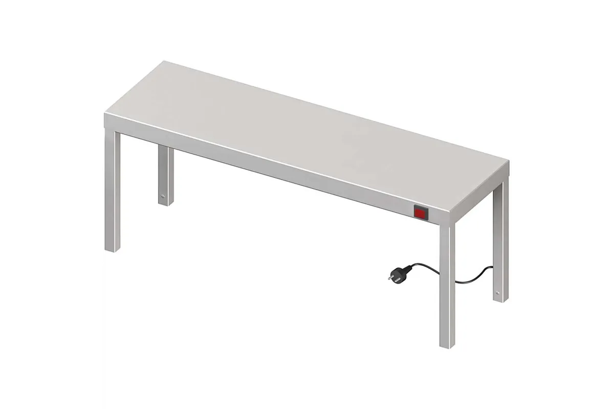 Nadstawka grzewcza na stół pojedyncza 1100x300x400 mm Stalgast 982203110