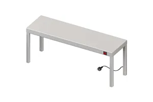 Nadstawka grzewcza na stół pojedyncza 900x400x400 mm Stalgast 982204090