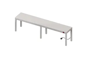 Nadstawka grzewcza na stół pojedyncza 1600x400x400 mm Stalgast 982214160