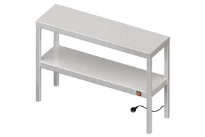 Nadstawka grzewcza na stół podwójna  900x400x700 mm Stalgast 982224090