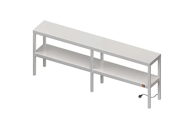 Nadstawka grzewcza na stół podwójna  1700x300x700 mm Stalgast 982233170