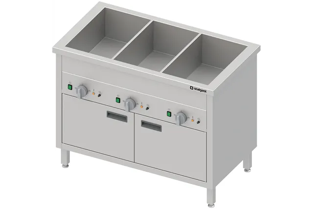Bemar stacjonarny,z szafką,dwukomorowy ( N ) Stalgast 982316076