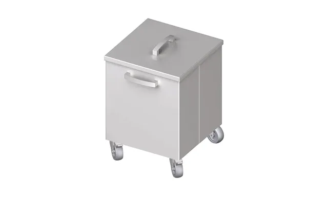 Pojemnik na odpadki jezdny 350x350x500 mm Stalgast 982343550