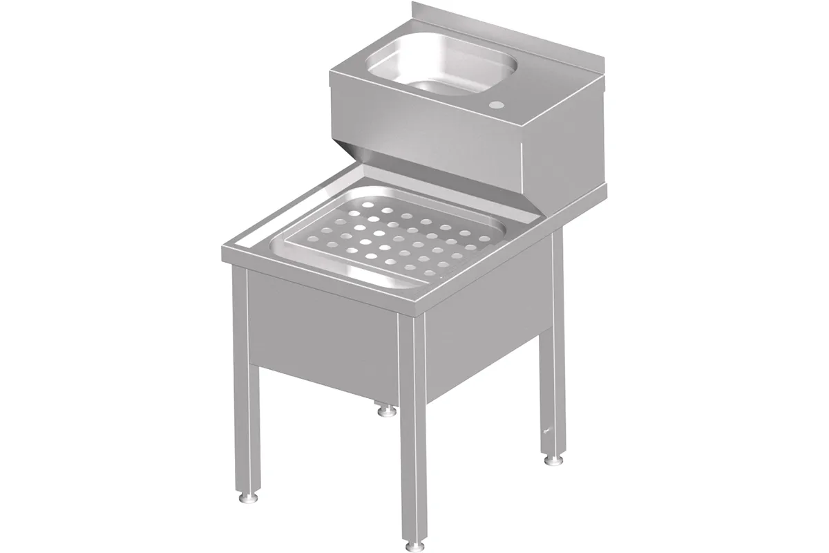 Umywalka porządkowa 500x700x850 mm Stalgast 982357050