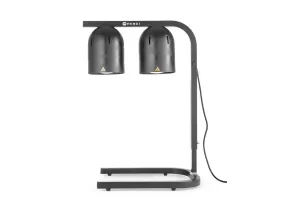Lampa do podgrzewania potraw, podwójna, czarny, 230V/250W, 453x360x790mm HENDI 273913