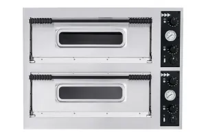 Piec do pizzy Basic 44, 2 komory, 400V/9400W, 975x814x745mm Prismafood 1F010050