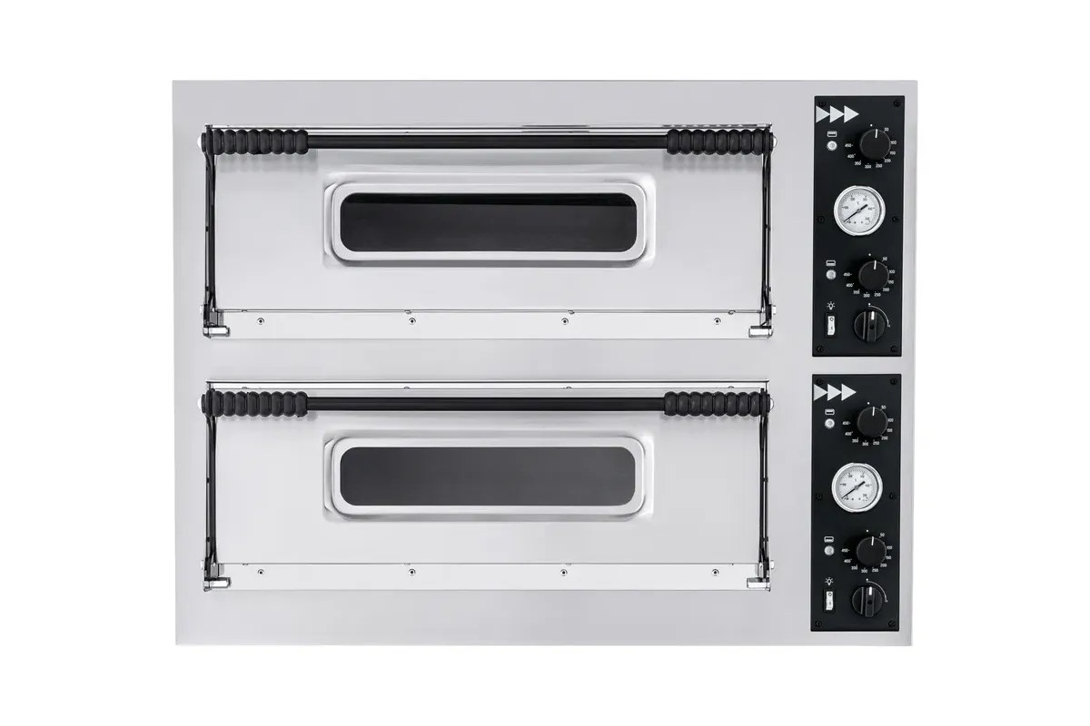 Piec do pizzy Basic 44, 2 komory, 400V/9400W, 975x814x745mm Prismafood 1F010050