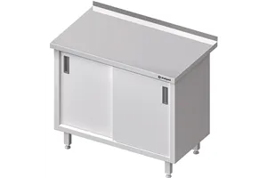 Stół przyścienny z drzwiami suwanymi 1200x700x850 mm Stalgast 616127
