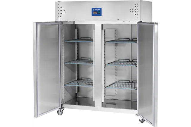 Szafa chłodnicza 2 drzwiowa ze stali nierdzewnej, GN 2/1, V 1300 l Stalgast 830130