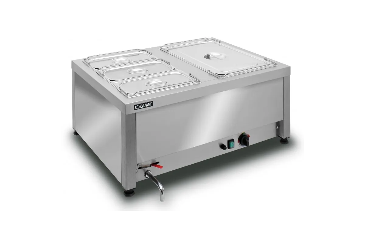 Bemar stołowy z wspólnym zbiornikiem wodnym (pojemność 2 x 1/1GN) BS-8.1/S