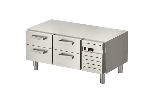 Podstawa chłodnicza, linia "700", 1200x690x580 mm, 4 szuflady GN 1/1, V 110 l Stalgast 887127