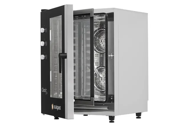 Piec konwekcyjno-parowy, STALGAST ClassicCook, manualny, 11xGN1/1, P 18.5 kW Stalgast 9100049