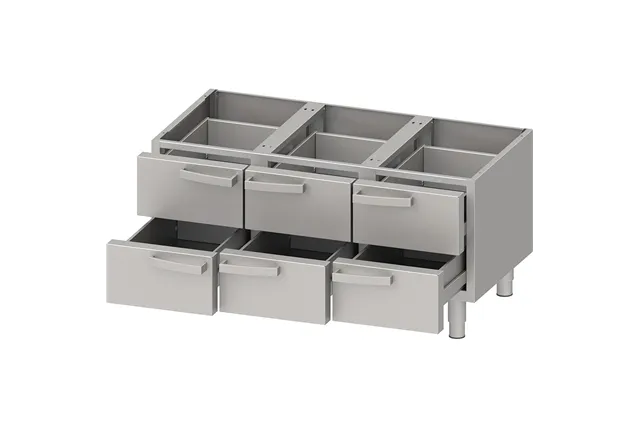 Podstawa neutralna 1200 z szufladami Stalgast 9703500