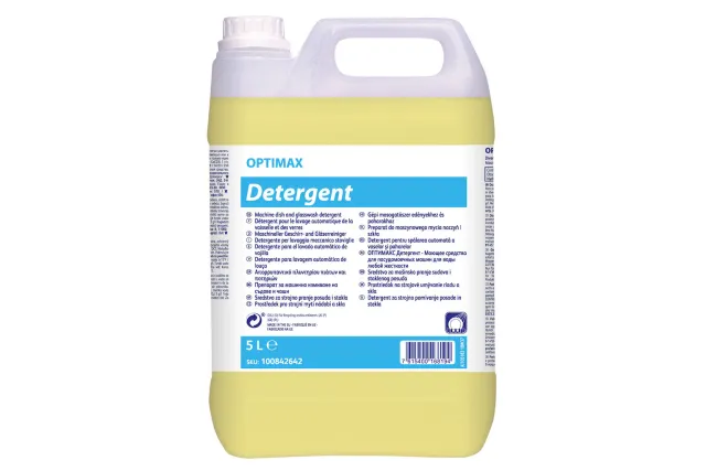 OPTIMAX DETERGENT 5L Detergent do maszynowego mycia naczyń i szkła Diversey W2955 100842642